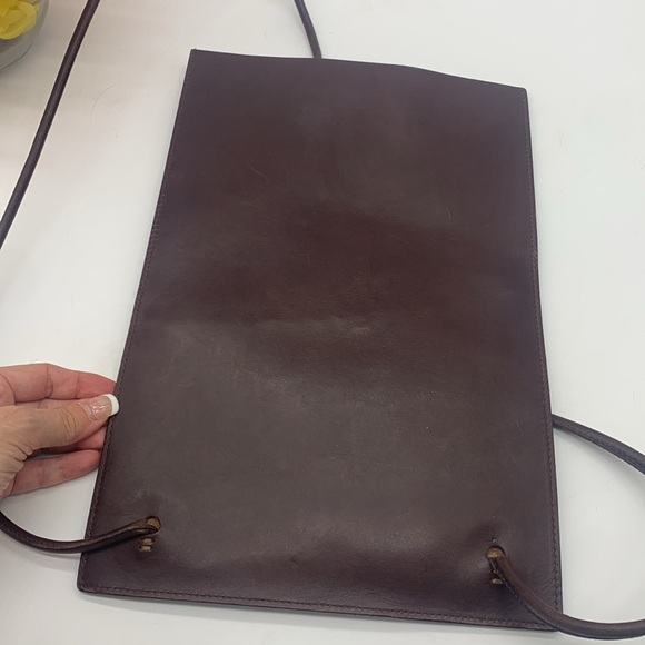 CLAUDIO ORCIANI Redish Brown Leather Backpack Made Italy MCB6743R - Picture 8 of 13